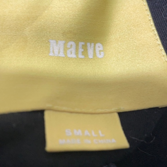 Maeve black white Polk dot T shirt style dress Size Medium Anthropologie - Picture 9 of 9